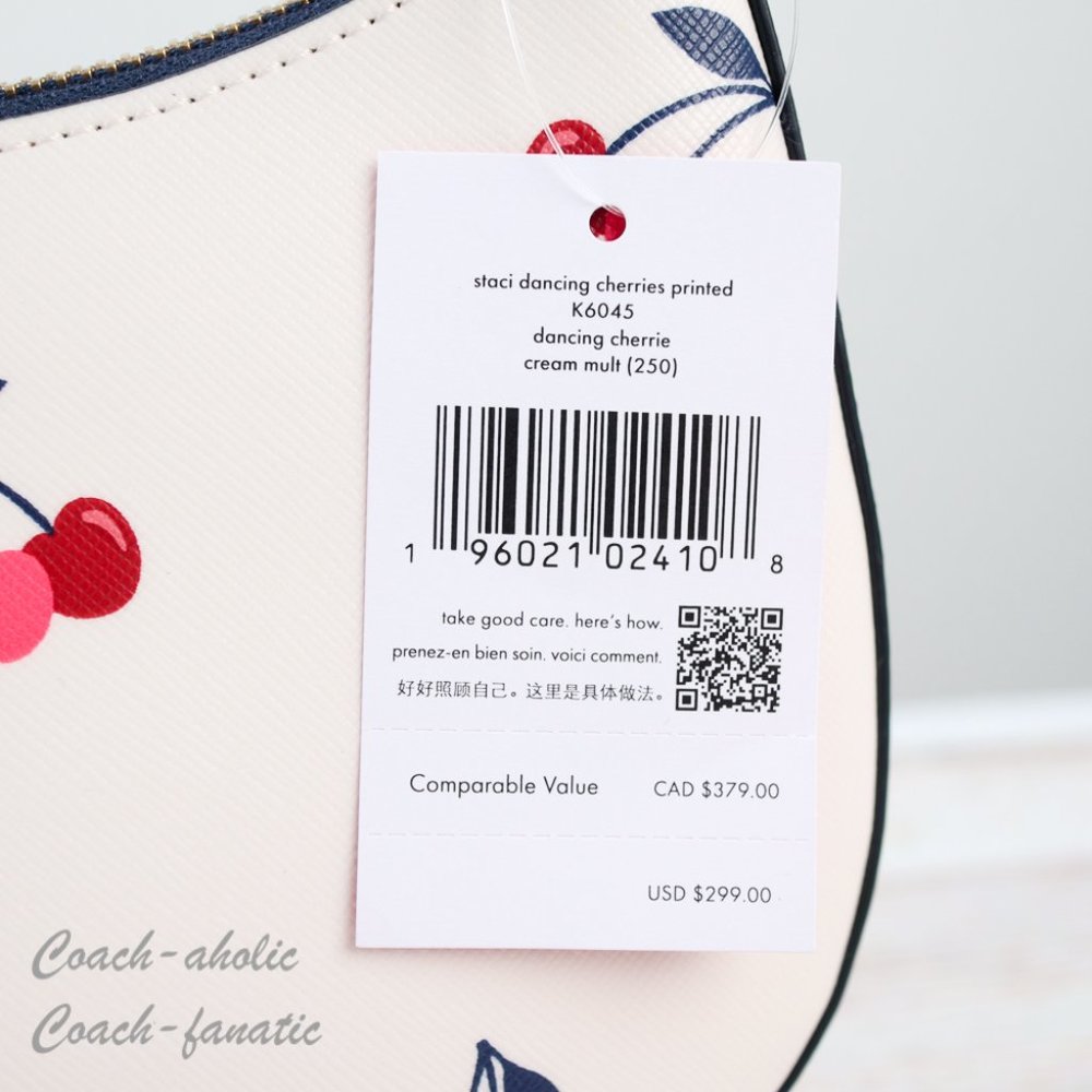 NWT Kate Spade New York Staci Dancing Cherrie Cherry Crossbody - Picture 9 of 12